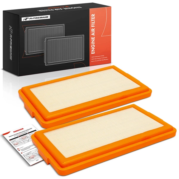 2 Pcs Engine Air Filter for BMW E30 318i 1984-1985 325e E21 320i E28 528e 533i 535i