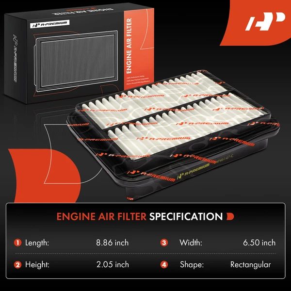 Engine Air Filter for Toyota Camry Corolla Chevrolet Nova Daihatsu Charade Ford