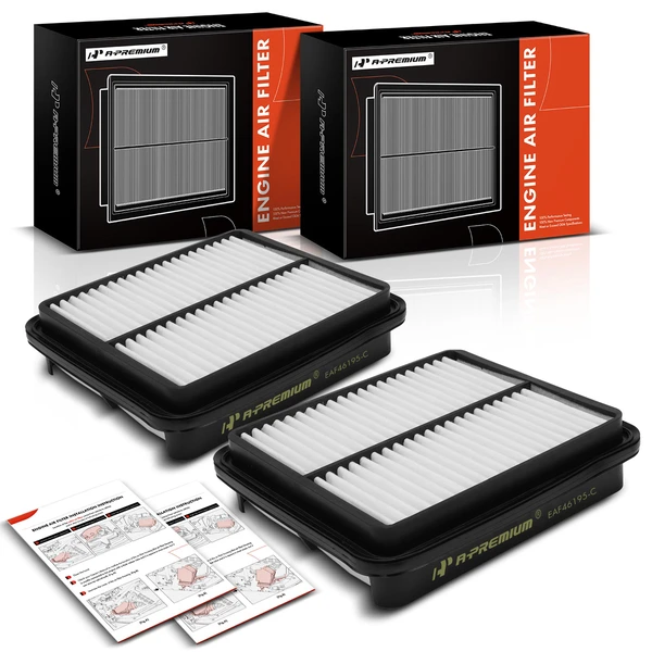 2 Pcs Engine Air Filter for 1999-2004 Chevrolet Tracker