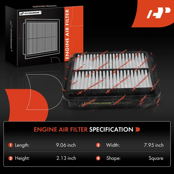 Engine Air Filter for Chevrolet Tracker 1999-2004 Suzuki Grand Vitara 1999-2005