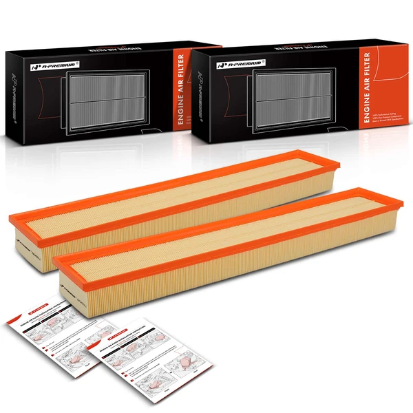 2 Pcs Engine Air Filter for Porsche Panamera 2010-2016 2020-2022