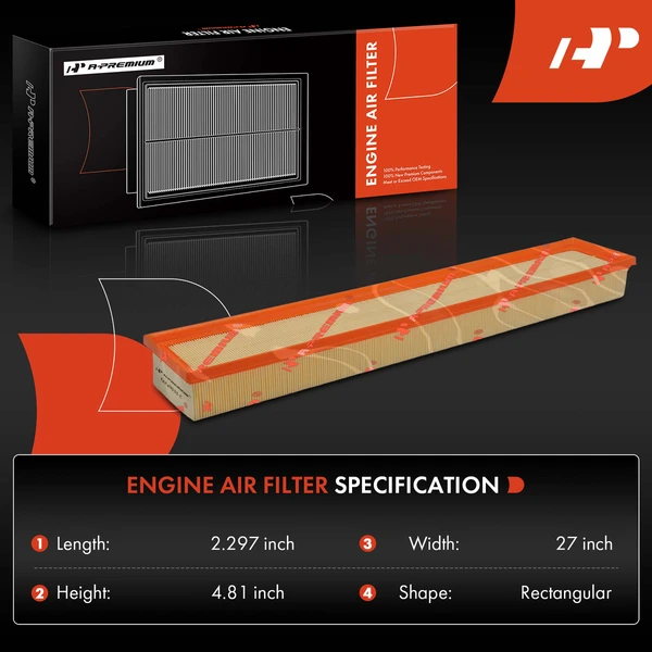 Engine Air Filter for Porsche Panamera 2010-2016 2020-2022