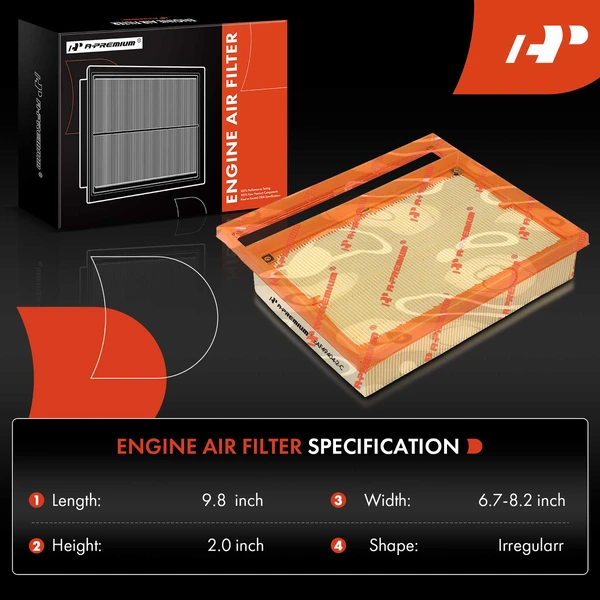 4 Pcs Front Engine Air Filter for Mercedes SL65 AMG CL63 AMG S63 AMG S600 SL600 Maybach