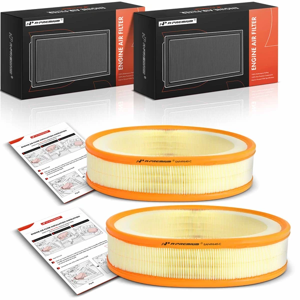 2 Pcs Engine Air Filter for Mercedes-Benz 260E 300CE 300E 300SE 300SEL 300TE 3.0L