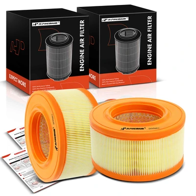 2 Pcs Engine Air Filter