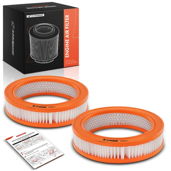 2 Pcs Engine Air Filter for 1984-1990 Dodge Colt