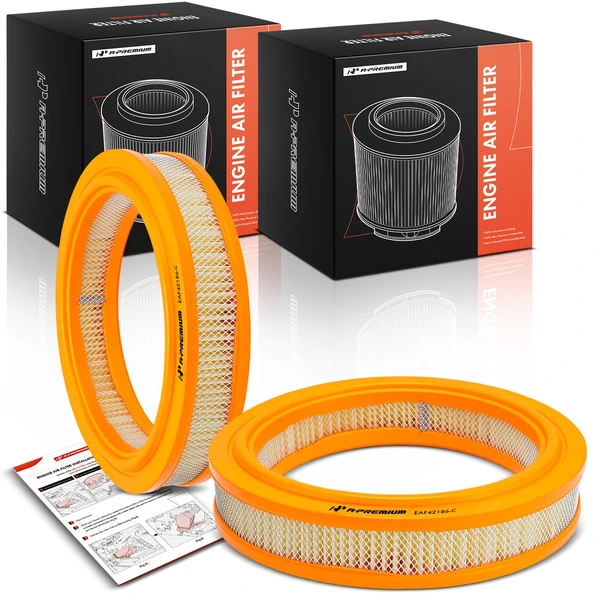 2 Pcs Engine Air Filter for Fiat 128 1971-1973 Yugo GV 1986-1991 GVL 1988-1989 GVS