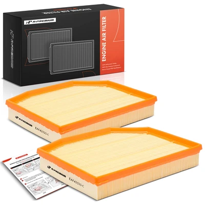 2 Pcs Engine Air Filter