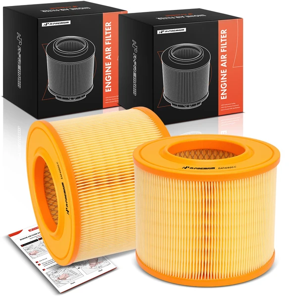 2 Pcs Engine Air Filter for 1999-2009 Saab 9-5