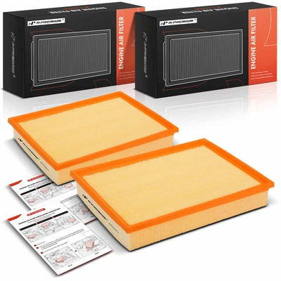 2 Pcs Engine Air Filter