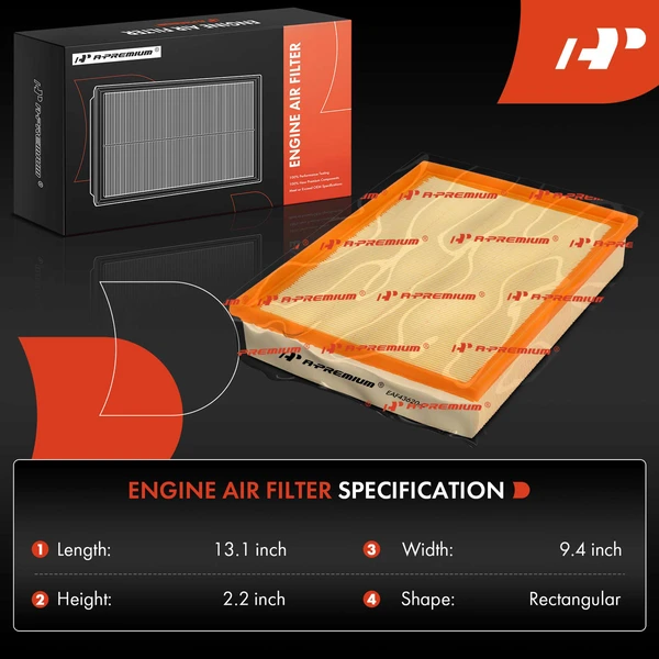 Engine Air Filter for Volvo 244 245 745 1985 760 1983-1990 780 1989-1991 740 940