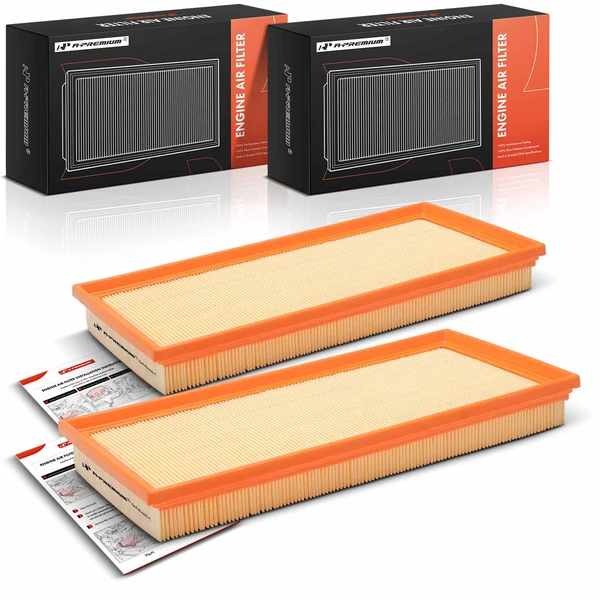 2 Pcs Engine Air Filter for Volvo 240 90-93 242 75-84 244 245 75-89 264 80-81