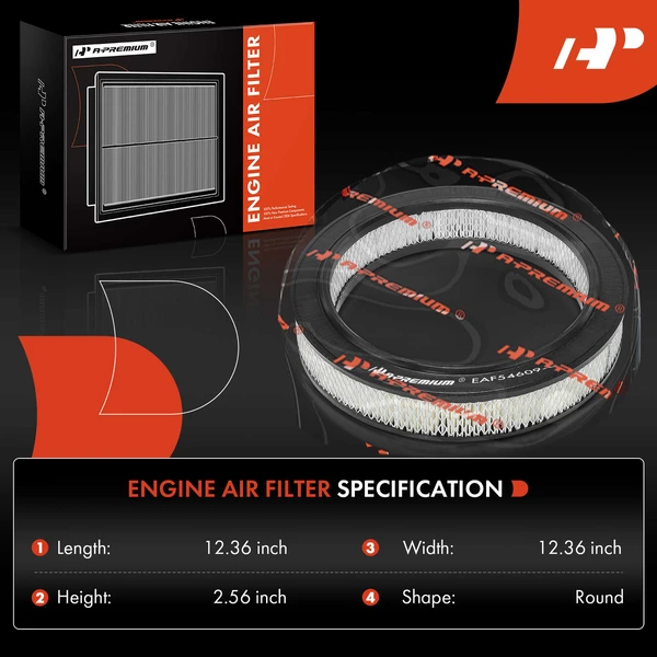 Engine Air Filter for Dodge B150 B250 B350 D100 D150 D250 W100 W150 W250 Dakota