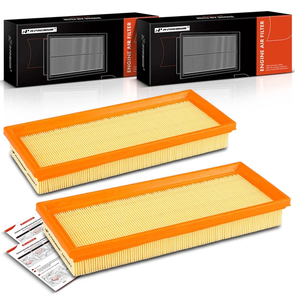 2 Pcs Engine Air Filter for Chrysler Crossfire Mercedes-Benz C32 AMG SLK32 AMG