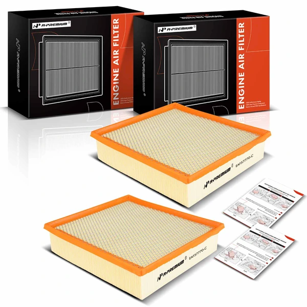 2 Pcs Engine Air Filter for 2003-2006 Dodge Sprinter 2500