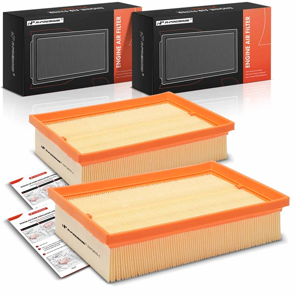 2 Pcs Engine Air Filter for 2007-2009 Jaguar XK