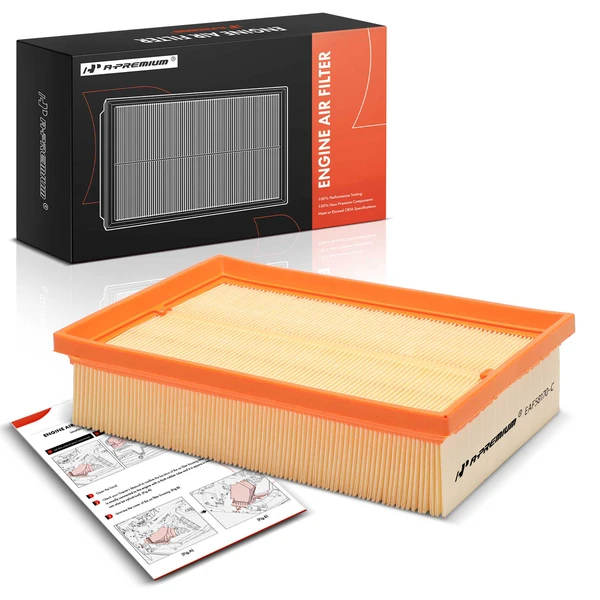 Engine Air Filter for Jaguar XK XKR 2007-2009 4.2L DOHC Convertible Coupe