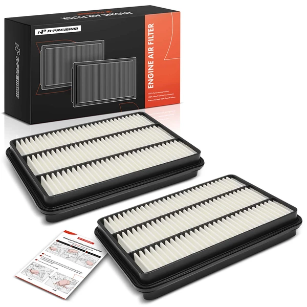 2 Pcs Engine Air Filter for 2021-2024 Ram 1500