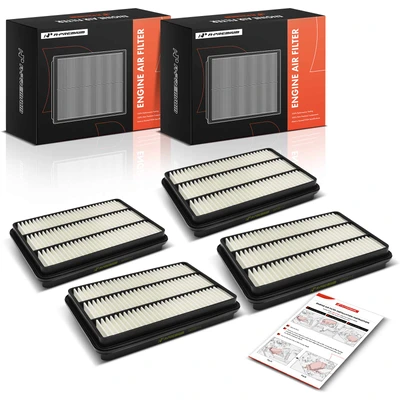 4 Pcs Engine Air Filter