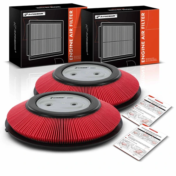 2 Pcs Engine Air Filter for 2000-2004 Nissan Xterra
