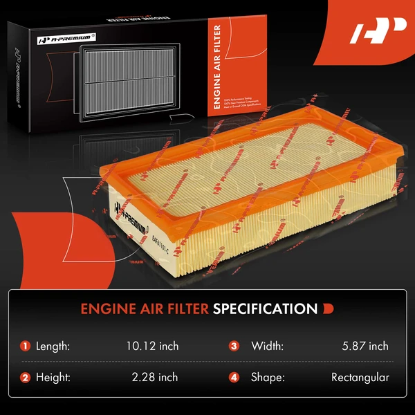 2 Pcs Engine Air Filter for BMW E30 E36 318i 318is 325e 525i 528e 750iL 850Ci