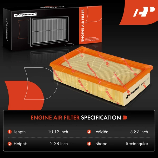 Engine Air Filter for BMW E30 E36 318i 318is 325e 525i 528e 750iL E31 850Ci 850i