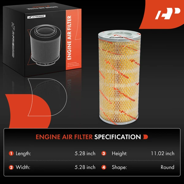 Engine Air Filter for Toyota Hiace 2006-2009 2011 L4 2.7L Naturally