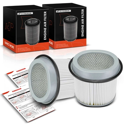 2 Pcs Engine Air Filter