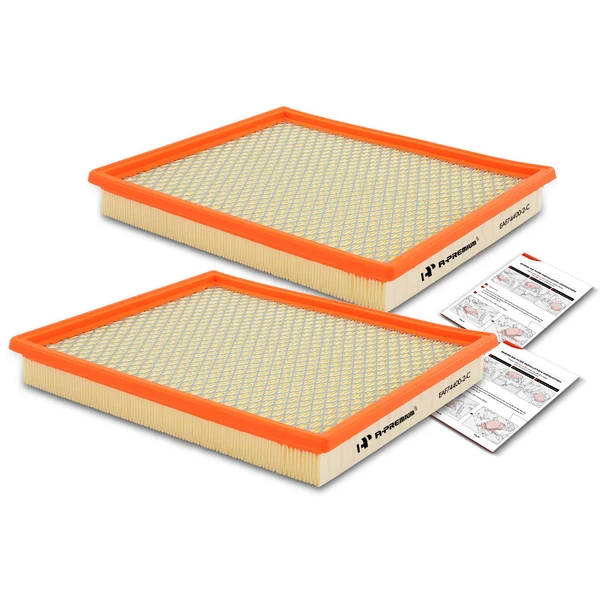 2 Pcs Engine Air Filter for Jeep Grand Cherokee Nissan Armada Frontier INFINITI