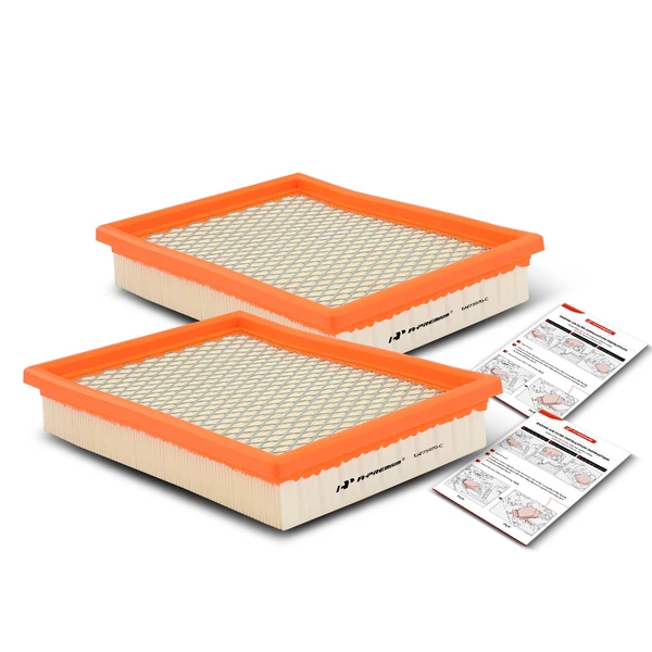 2 Pcs Engine Air Filter for Chevy Malibu Corvette Buick Century Regal Pontiac Olds