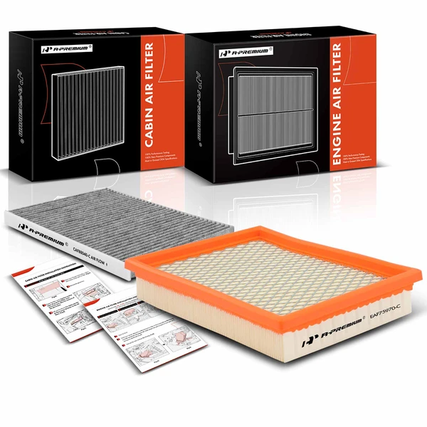 Engine & Activated Carbon Cabin Air Filter for 2004-2005 Pontiac Bonneville