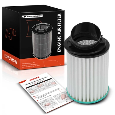 Engine Air Filter with Rigid Panel