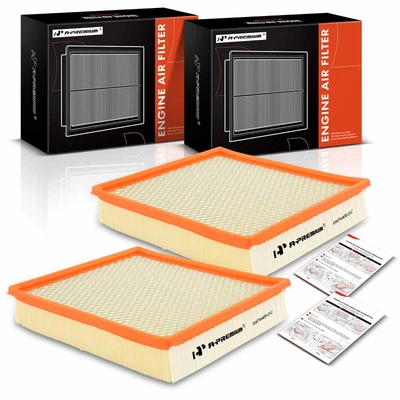 2 Pcs Engine Air Filter