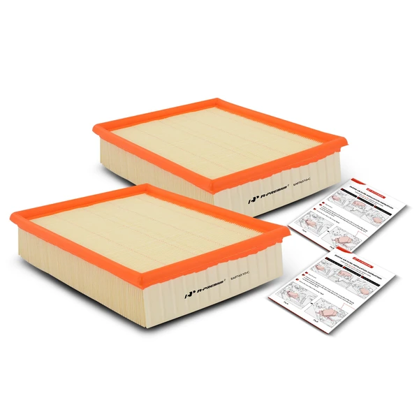 2 Pcs Engine Air Filter for BMW 530i 94-95 540i 94-03 740i 93-01 840Ci E31 M5 X5 Z8