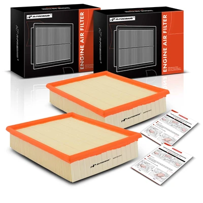 2 Pcs Engine Air Filter