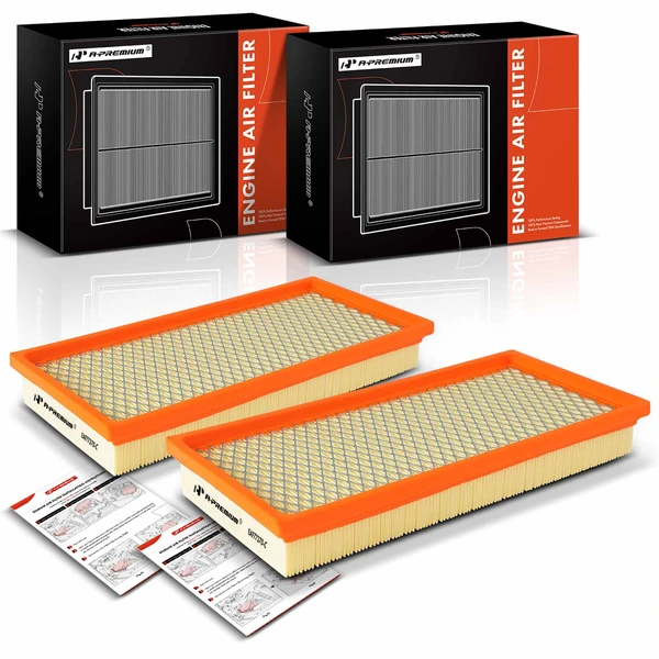 2 Pcs Engine Air Filter for 1995-2000 Mercury Mystique