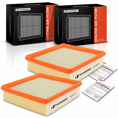 2 Pcs Engine Air Filter