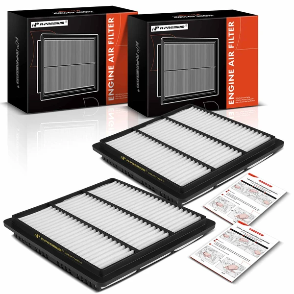 2 Pcs Engine Air Filter for 1991-1996 Dodge Stealth