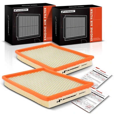 2 Pcs Engine Air Filter