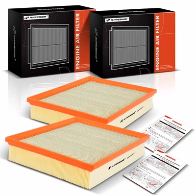 2 Pcs Engine Air Filter