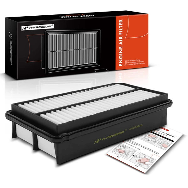 Engine Air Filter with Rigid Panel for 1999-2001 Honda Odyssey