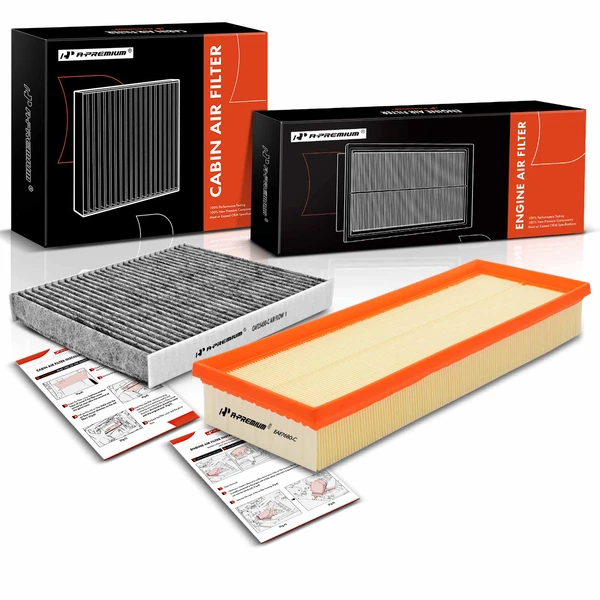 Engine & Activated Carbon Cabin Air Filter for 2002-2008 Mercedes-Benz G500