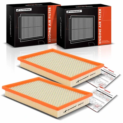 2 Pcs Engine Air Filter