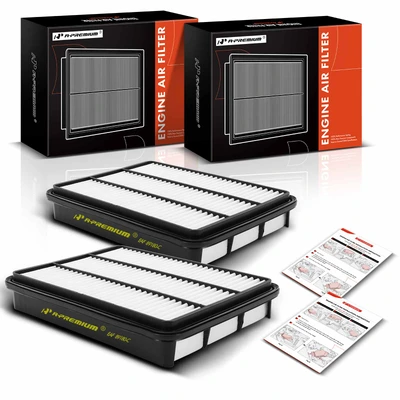 2 Pcs Engine Air Filter