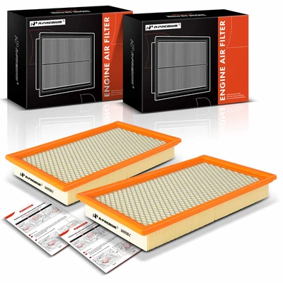 2 Pcs Engine Air Filter