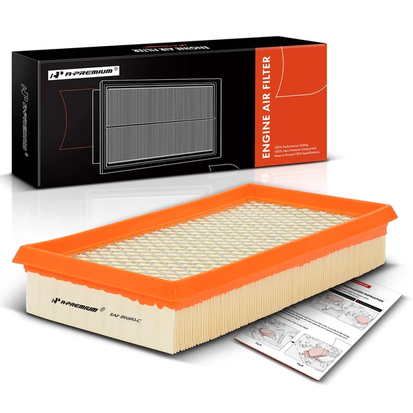 Engine Air Filter with Flexible Panel for 2000-2004 Ford Focus