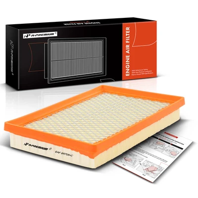 Engine Air Filter with Flexible Panel