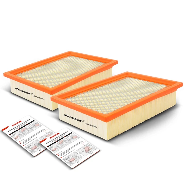 2 Pcs Front Engine Air Filter for Ford Escape Mazda Tribute Mercury Mariner Sable