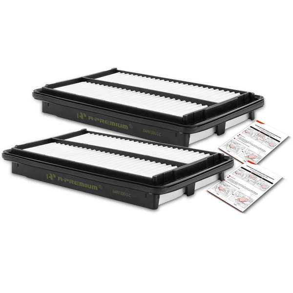 2 Pcs Engine Air Filter for Honda Accord 1998-2002 L4 2.3L