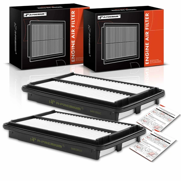 2 Pcs Engine Air Filter for 1998-2002 Honda Accord